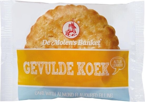 De Molen's Banket  Gevulde koeken  50 gram.