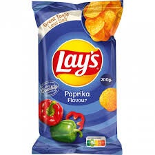 Lay's Paprika 200 gram.
