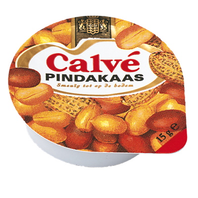 Zacht wit bolletje Pindakaas.