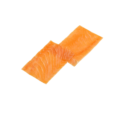 Zacht wit bolletje Gerookte Zalm.