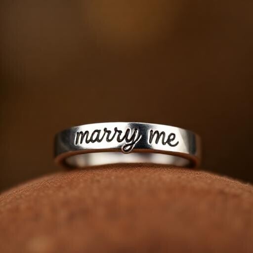 Personalised 'Marry-Me-Quick' Ring