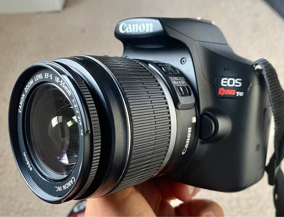 Canon EOS Rebel T6 DSLR Camera