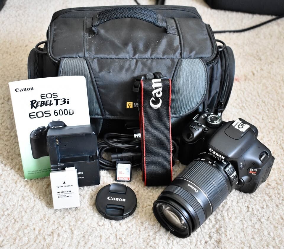 Canon EOS Rebel T3i DSLR Camera