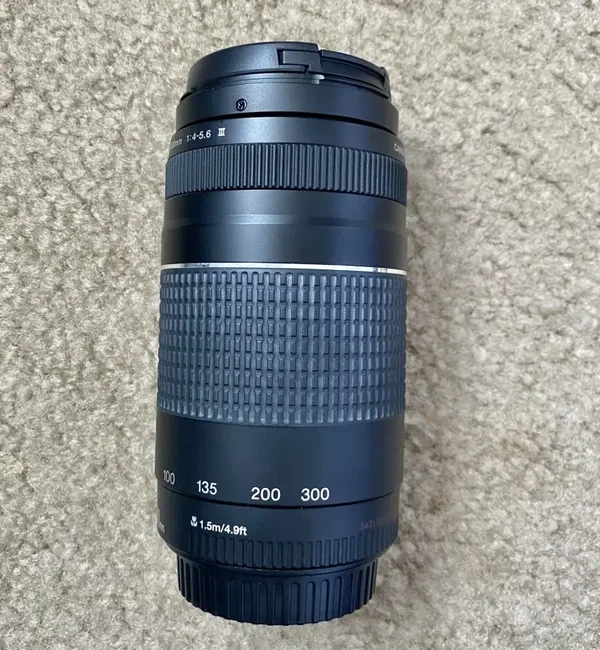 Canon EF 75-300mm f/4-5.6 III Telephoto Zoom Lens for Canon DSLR Cameras