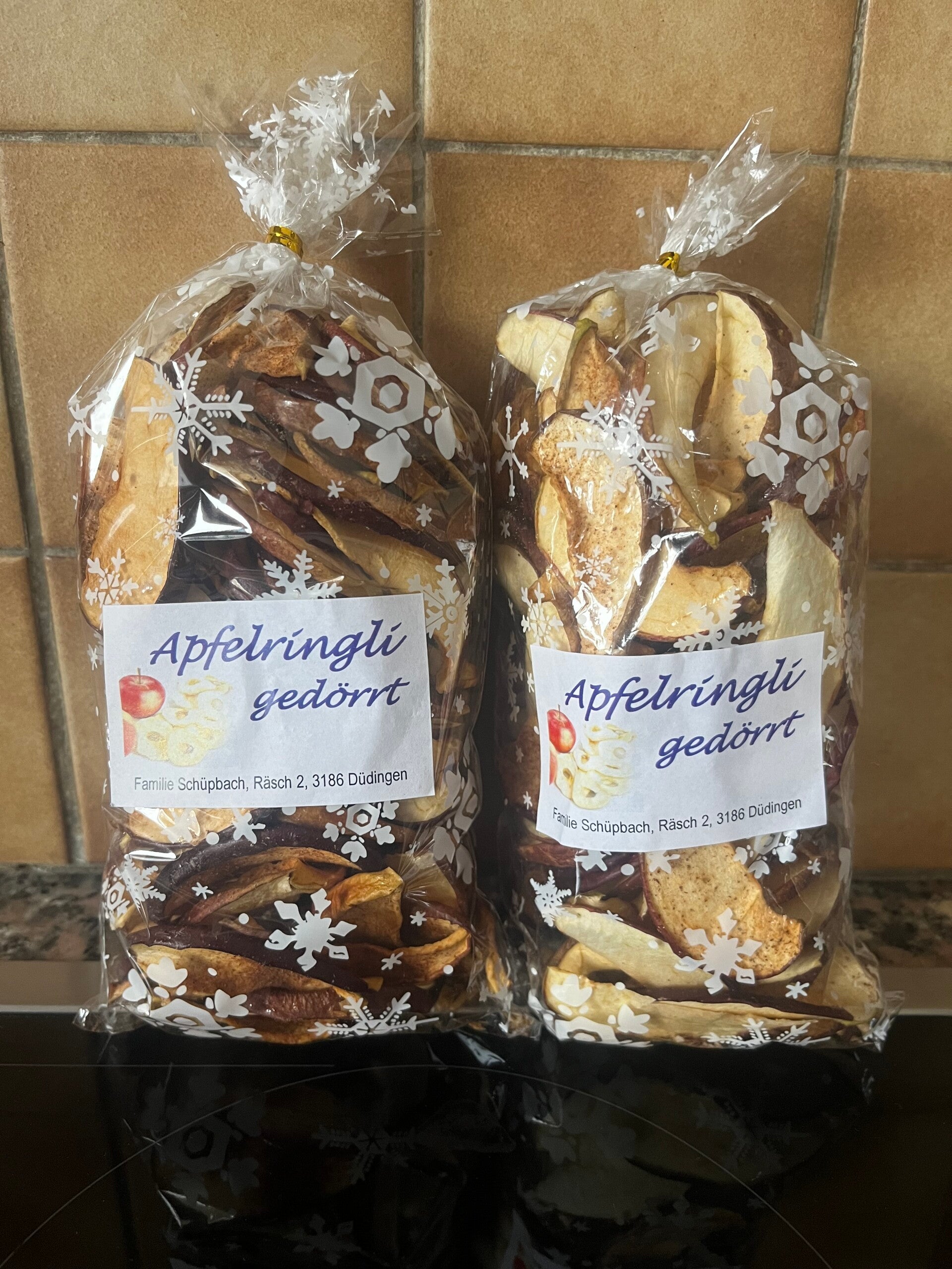 Getrocknete Apfelringli