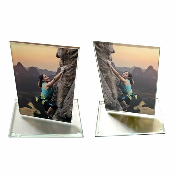 Foto op écht glas 13x18 cm (liggend of staand)