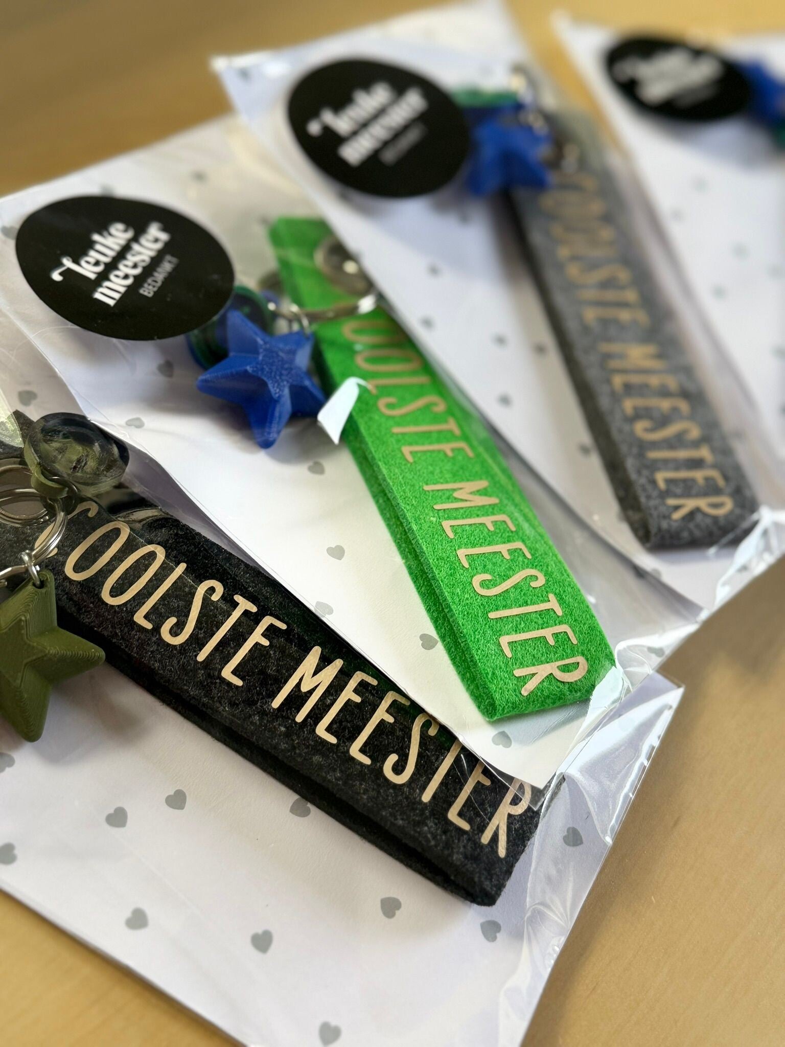 Sleutelhanger 'Coolste Meester'