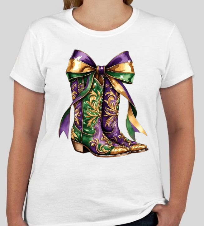 Mardi Gras Boots