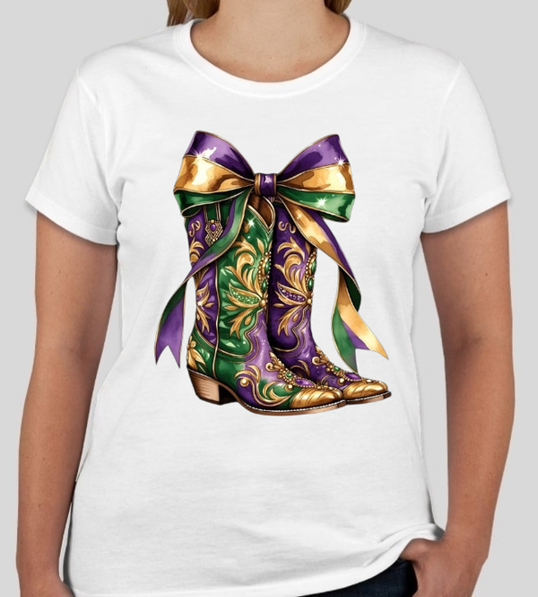 Mardi Gras Boots