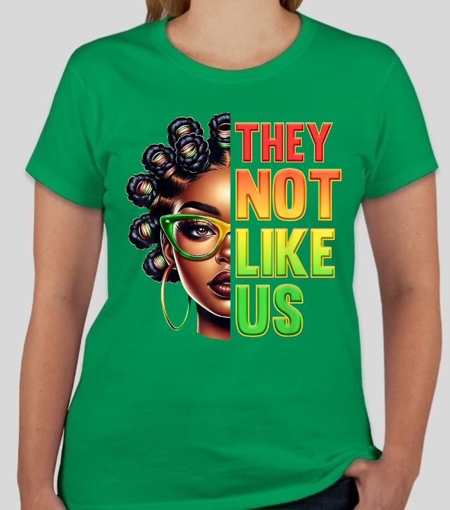 They Not Like Us - Half Face