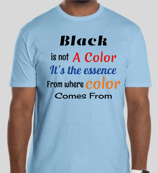 Black isn't a color