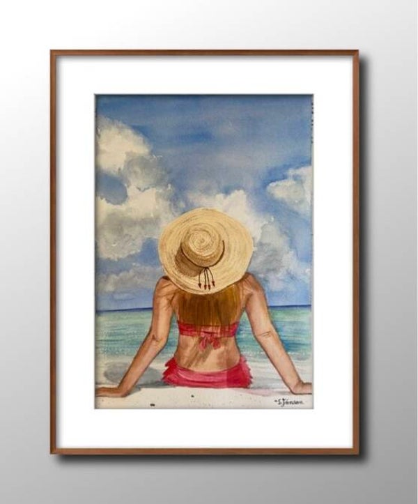 Summer mood – Original Watercolor by S. Jensen