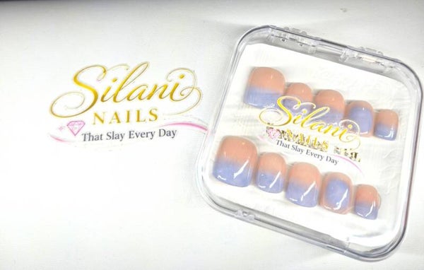 Soft ombre bleu