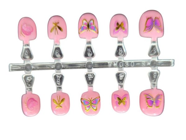 Pink butterfy 4 tot 5 jaar