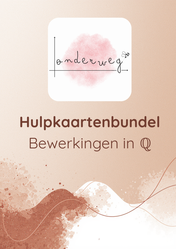 Hulpkaartenbundel: Bewerkingen in Q