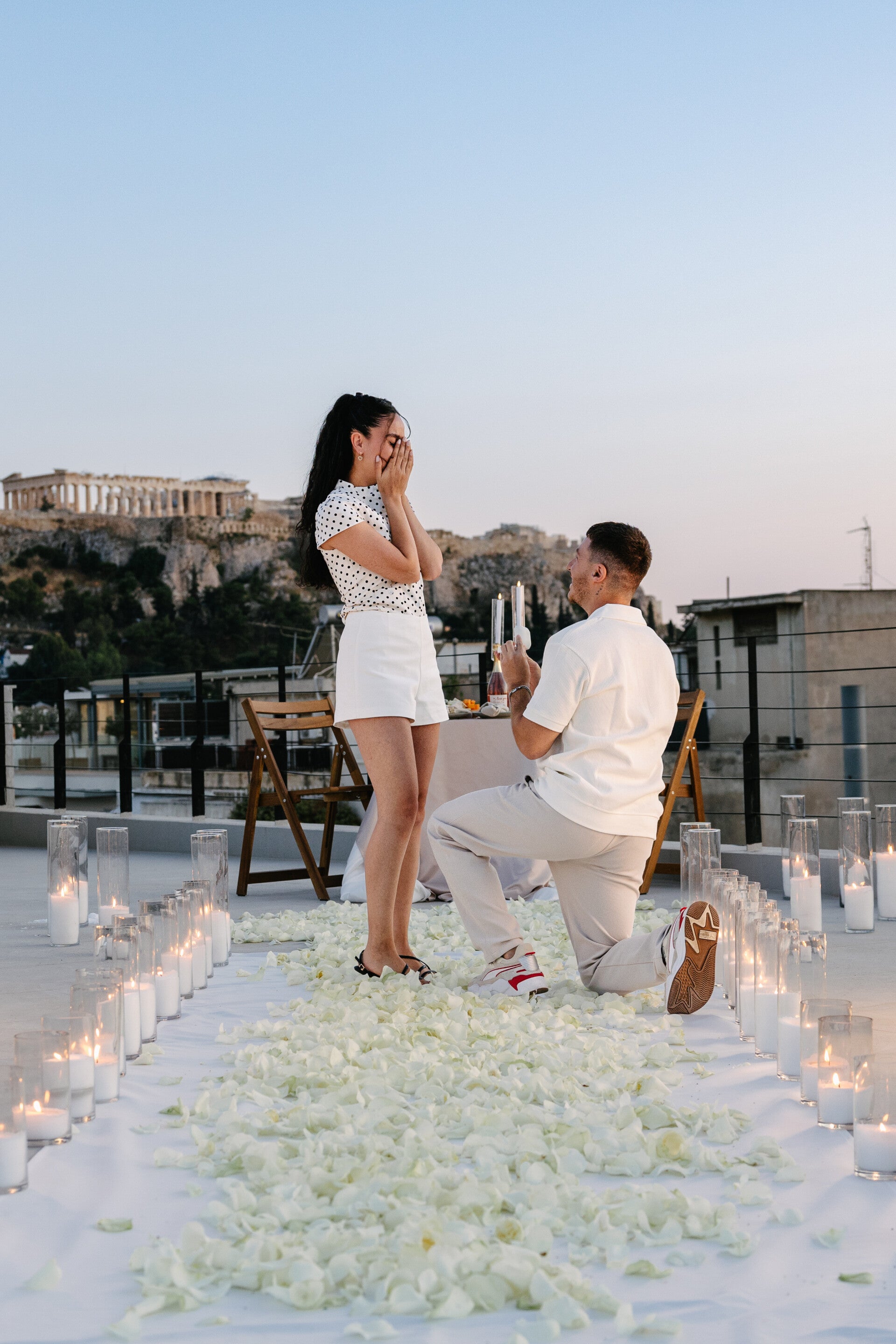 Marriage proposal in Athens