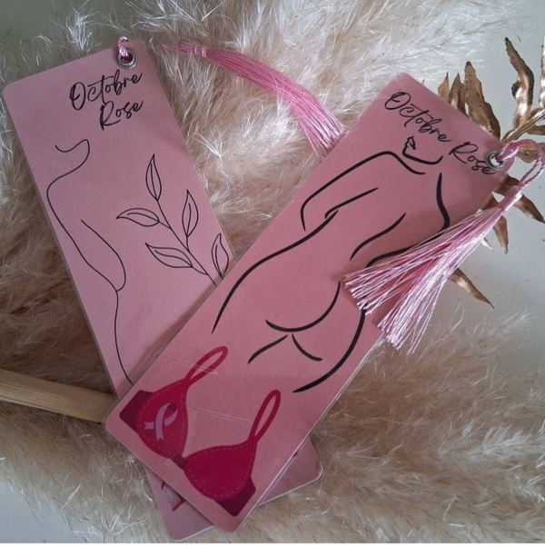 Marque-pages solidaires – Octobre Rose