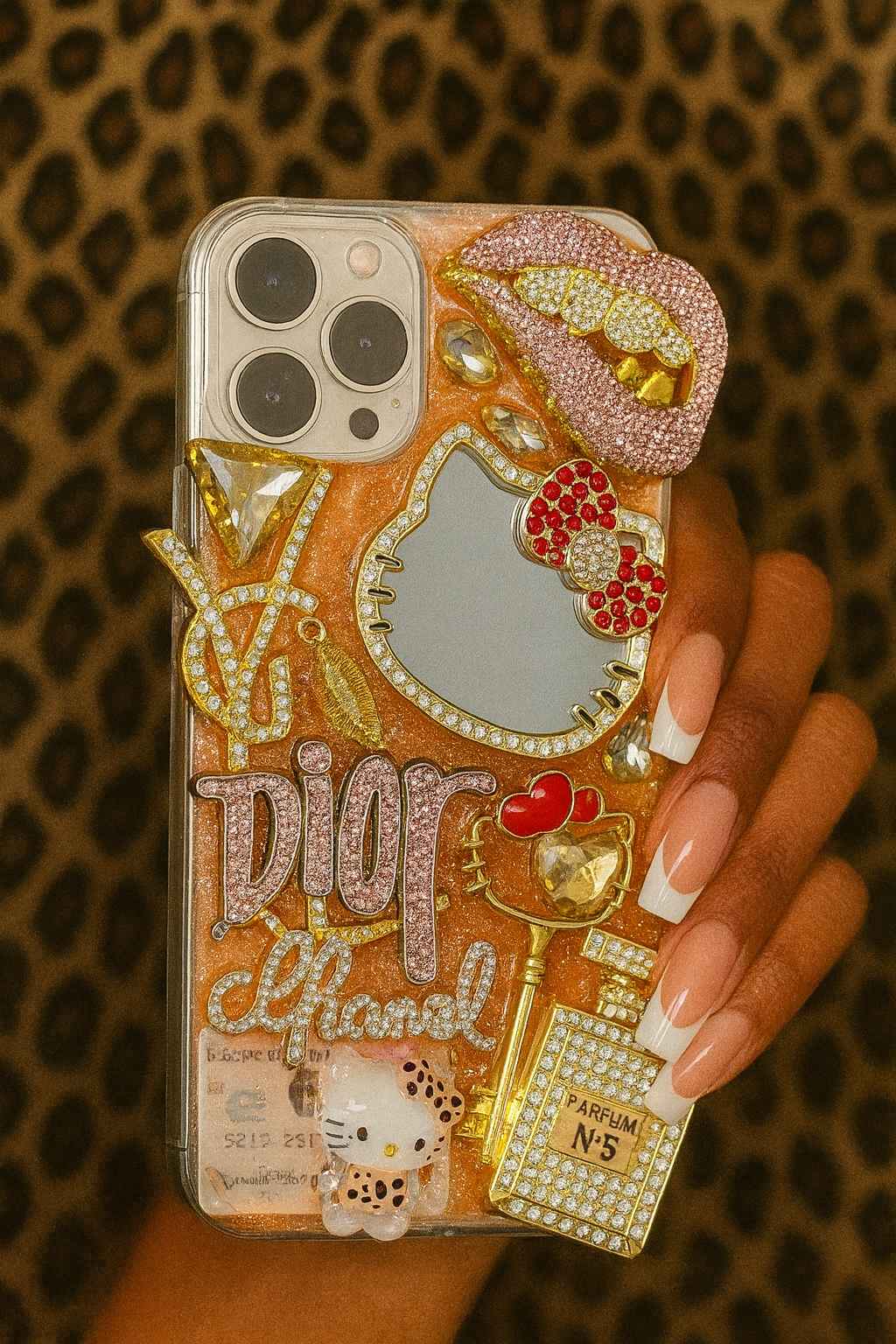 Mirror Me Kitty Glam Case | IPhone 15 plus