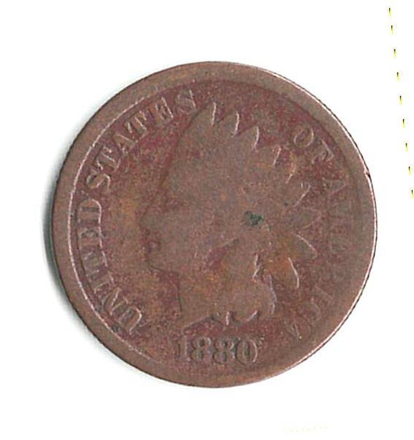 1880 Indian Head Cent - Circulated - Classic Coins