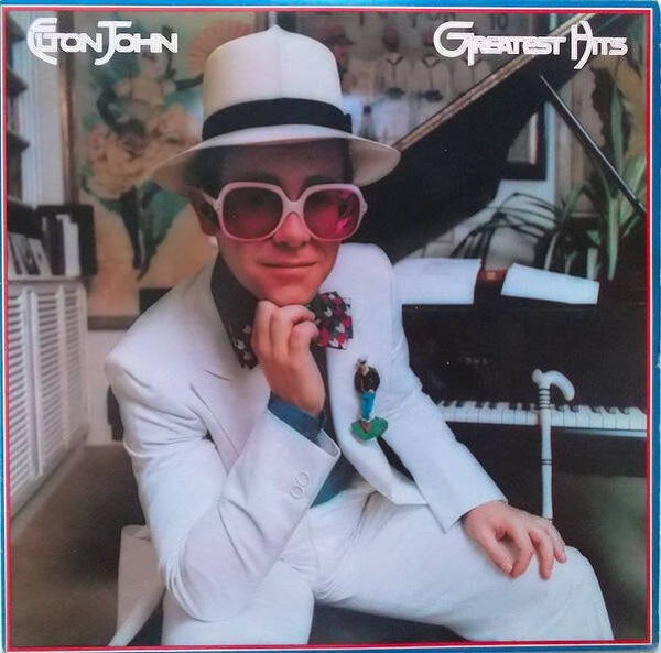 Elton John - Greatest Hits - Near Mint - Vintage Vinyl LP Record Album Stereo