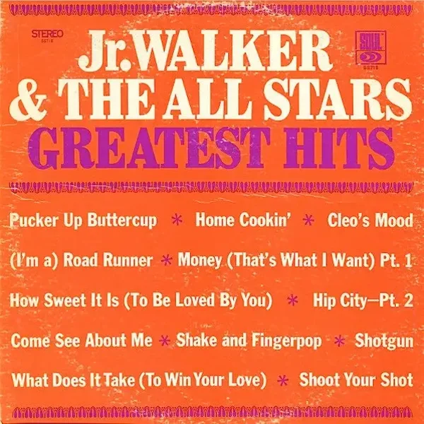 Jr. Walker & The All Stars - Greatest Hits - VG+Plus - Vintage Vinyl LP Record Album Stereo