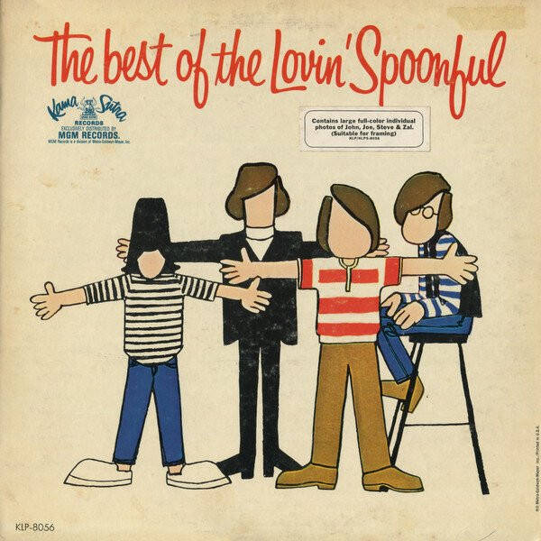 The Best Of The Lovin' Spoonful - Vintage Vinyl LP Record Album Stereo - VG+Plus