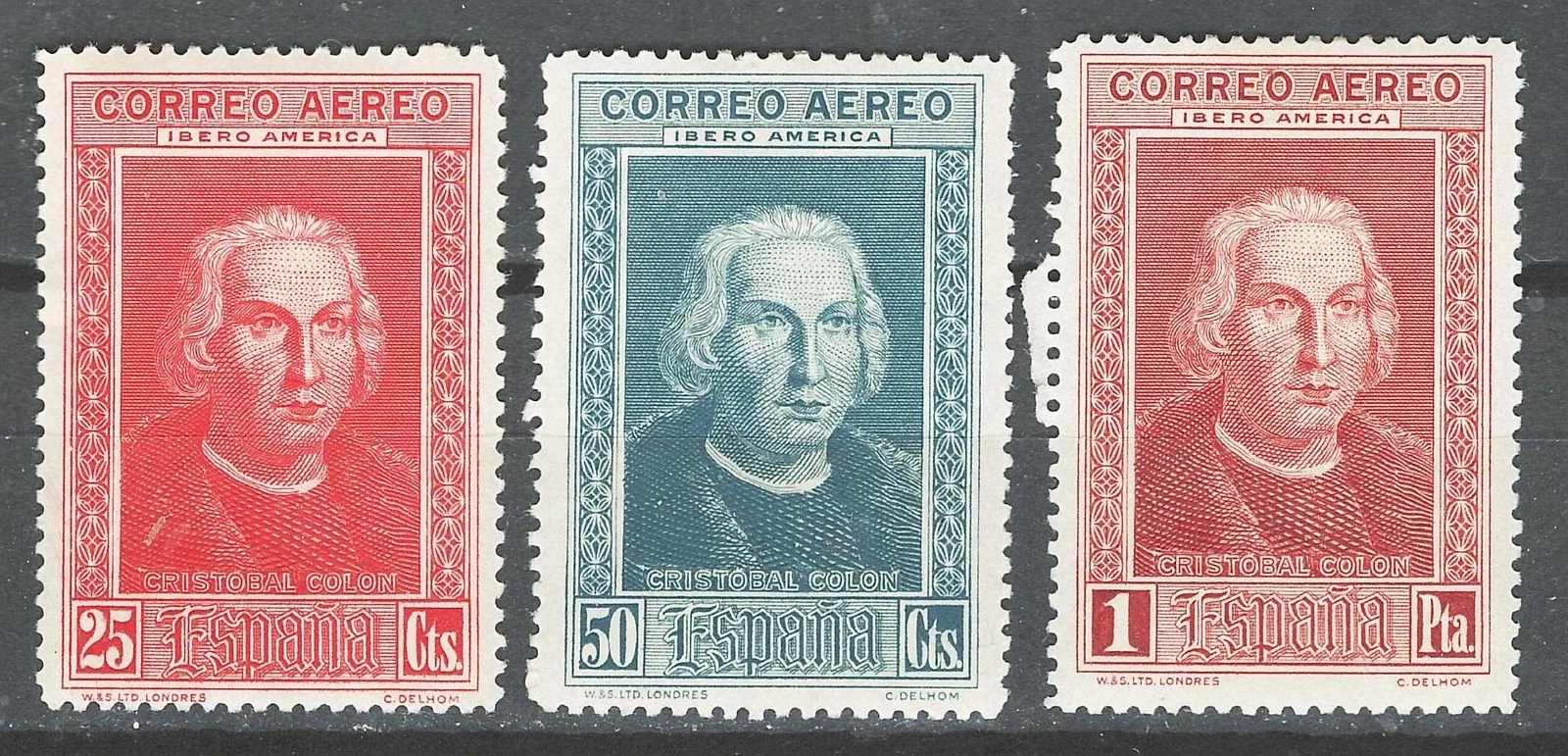 Spain #C45/#C47 - Issues of 1930 - Mint Hinged