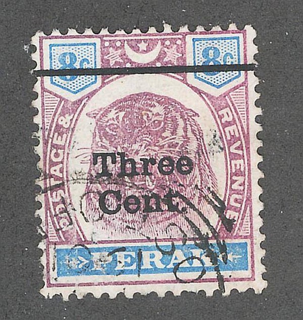 Perak #65 Used - Issue of 1900 - Shipping Free