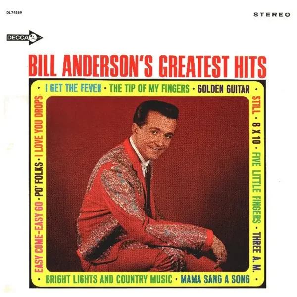 Bill Anderson's Greatest Hits - VG+ - Vinyl LP Record Album Stereo