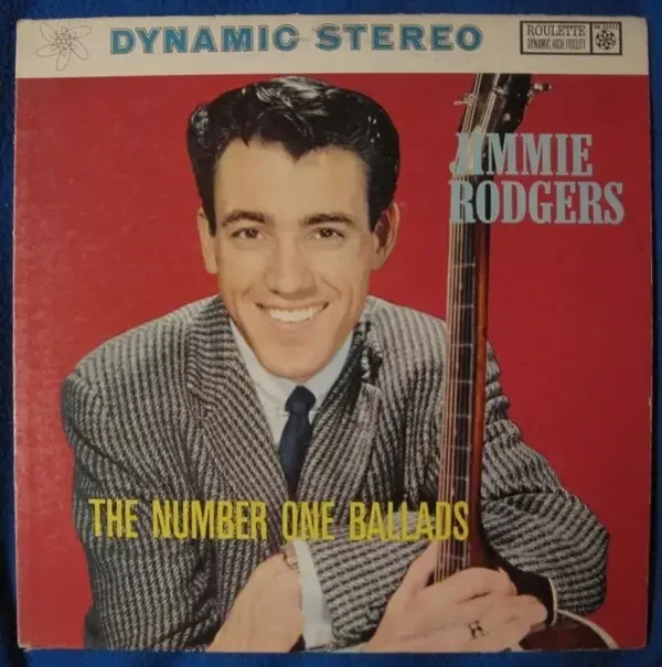 Jimmie Rodgers Number One Ballads - VG+ - Vinyl LP Album Stereo
