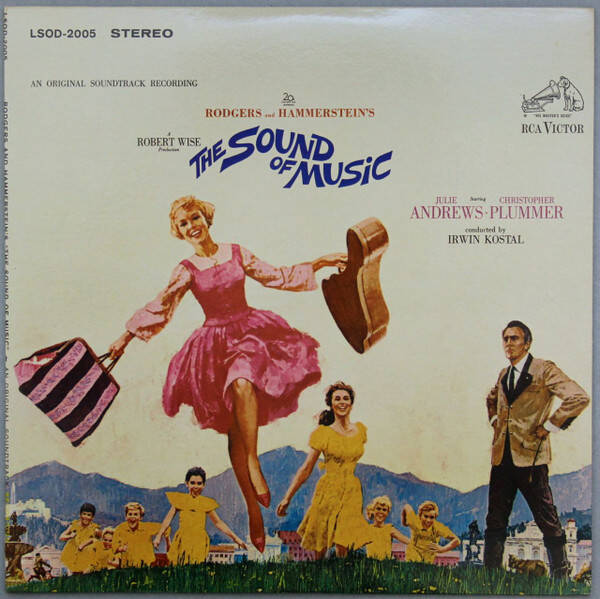 Julie Andrews - The Sound of Music - VG+ - Vinyl LP Album Stereo - Shipping Free