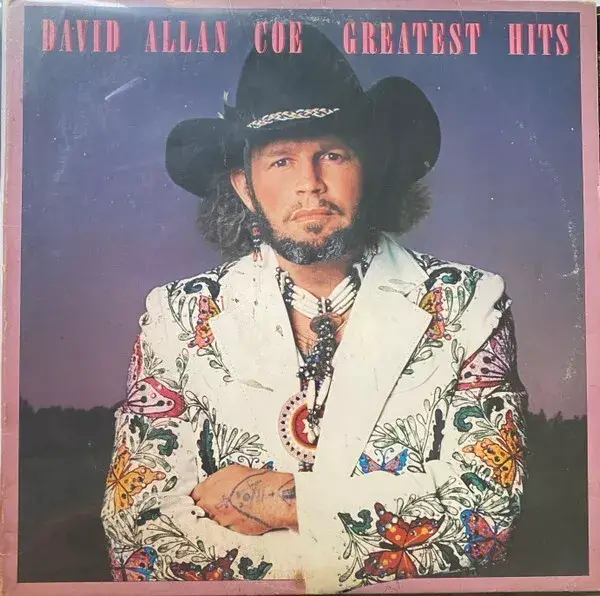 David Allan Coe ‎– Greatest Hits - Near Mint NM - Vinyl LP Album Stereo