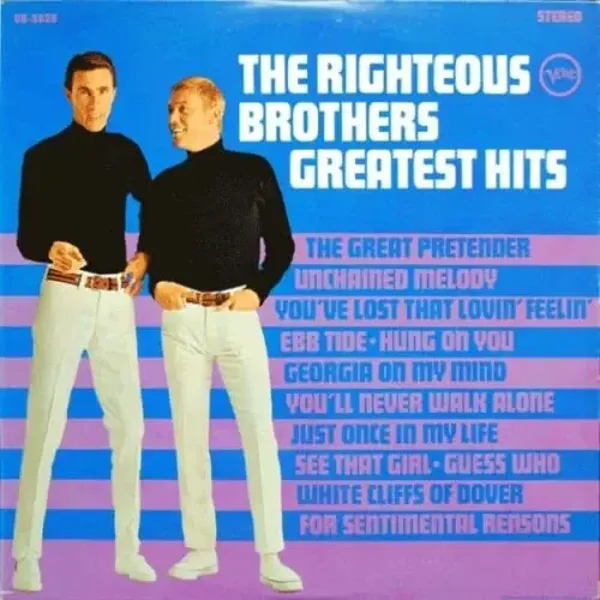 The Righteous Brothers Greatest Hits - Very Good Plus VG+ - Vintage Vinyl LP Record Album Stereo