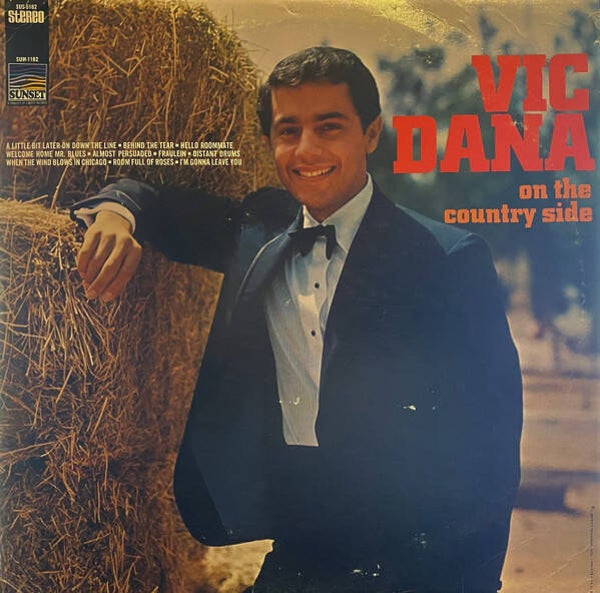 Vic Dana - On The Country Side - VG+Plus - Vintage Vinyl LP Record Album Stereo