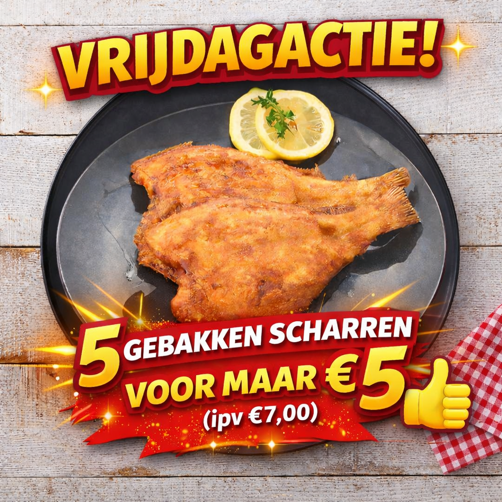 Gebakken verse schar