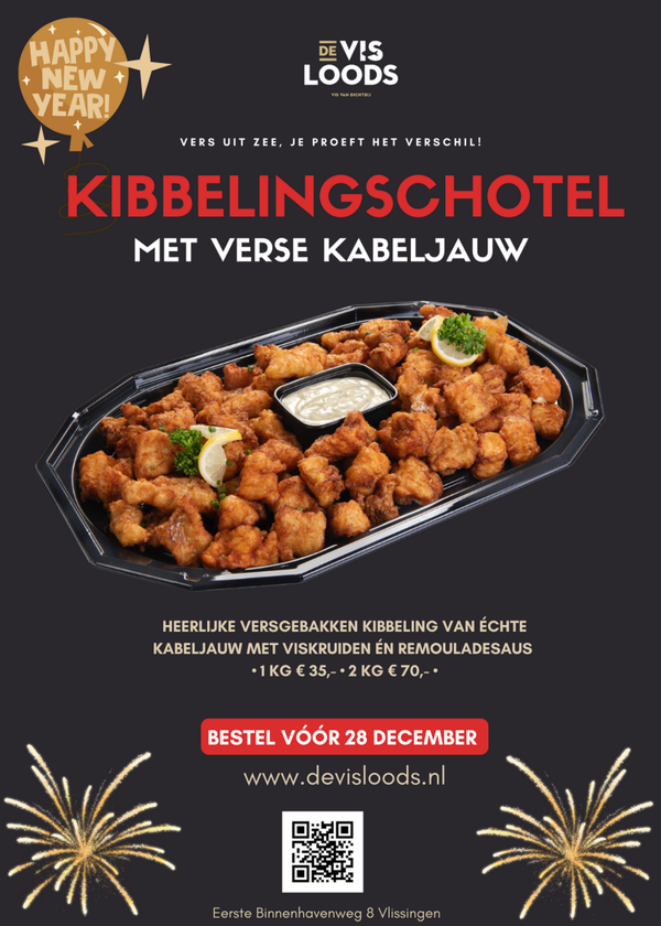 Kibbelingschotel | OUD&NIEUW | Bestellen voor 29 december | Afhalen 30 december (in Arnemuiden)