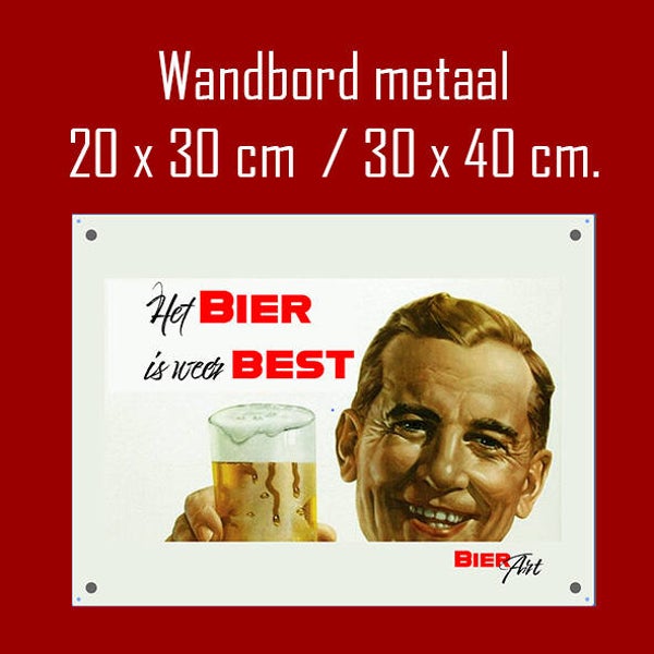 Wand bord Metaal (Dibond)