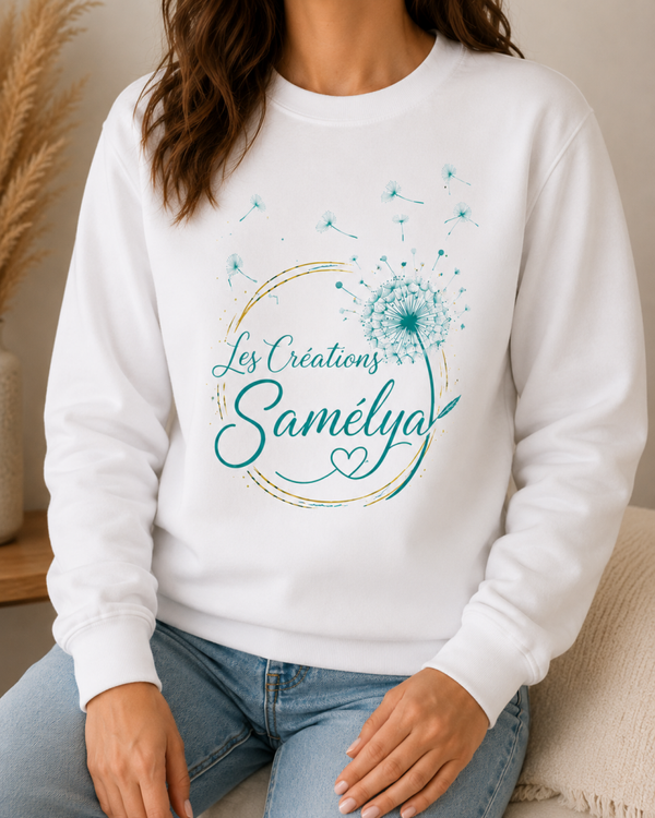 Chandail unisexe sans capuchon « crewneck » à personnaliser