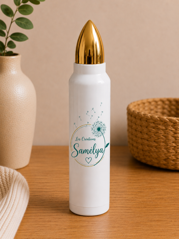 Gourde balle de fusil 1000 ml personnalisé