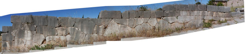 Polygonalmauer, lesbisches Mauerwerk