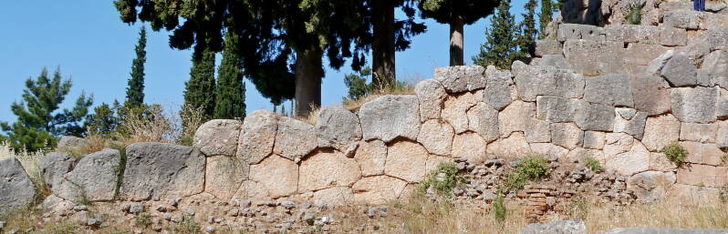 Lesbisches Mauerwerk