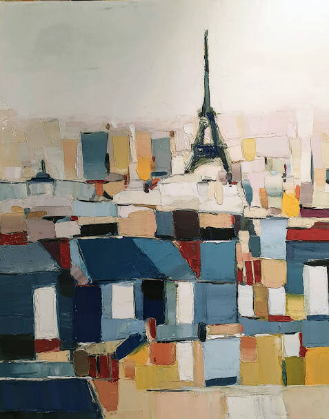 Tour Eiffel 65x81 cm
