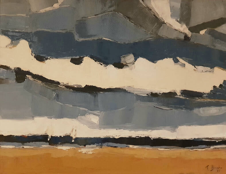 Plage de la Salis 65x50 cm