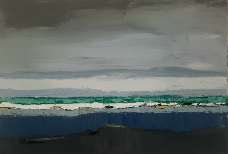Bord de mer 55 x 38 cm