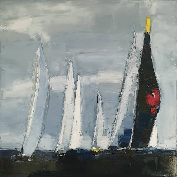 Voile noire 80x80 cm