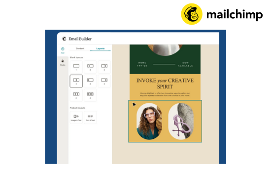 Mailchimp email software