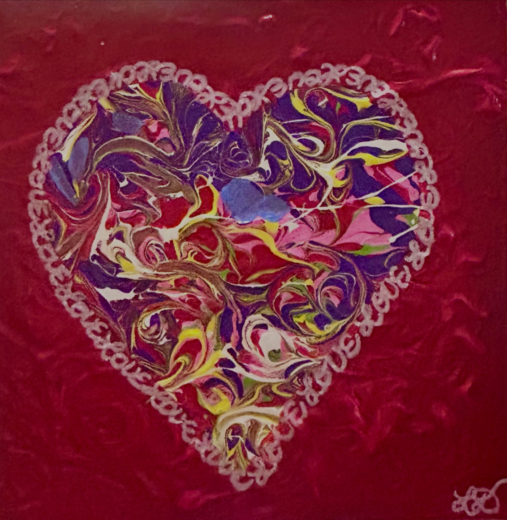 Love Is In the Air 8x8x.75”