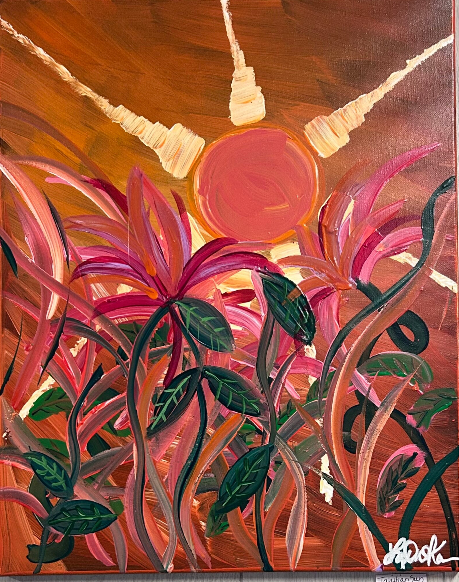 Tahitian Sun 16x20x.75”