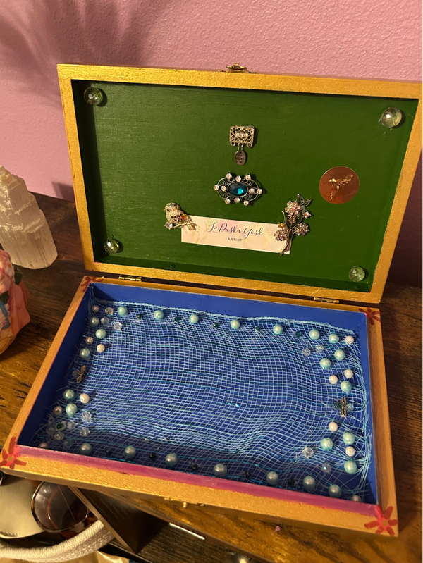 Hand Painted Treasure Box