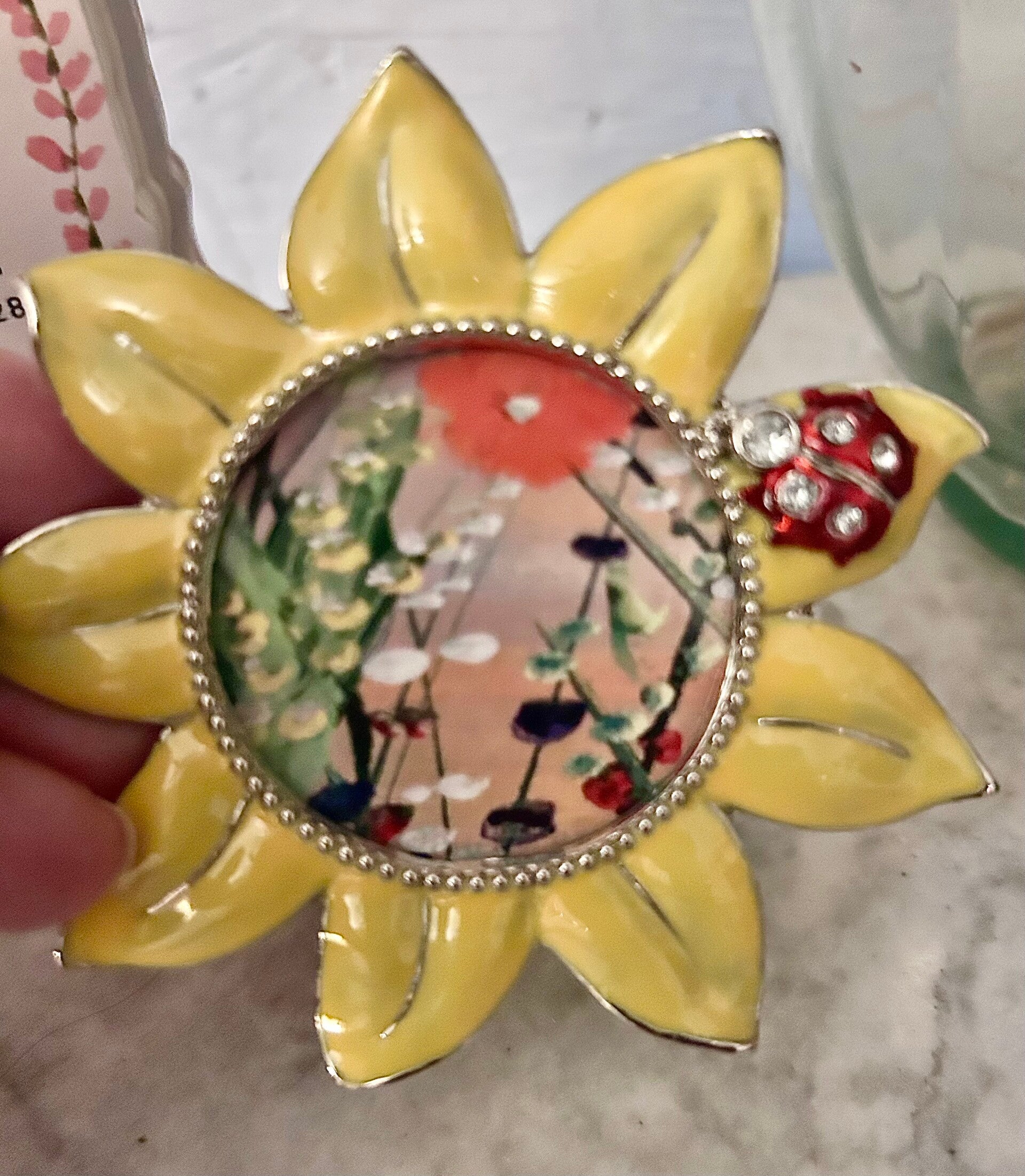Tiny framed picture